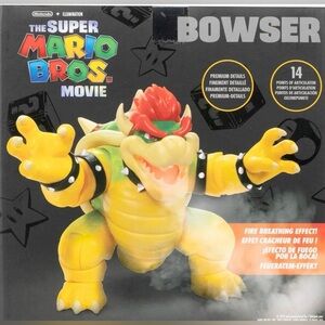 NWT/NIB The Super Mario Bros. Movie Bowser - 7” fire breathing